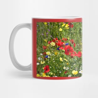 Colourful Wild Flowers Mug